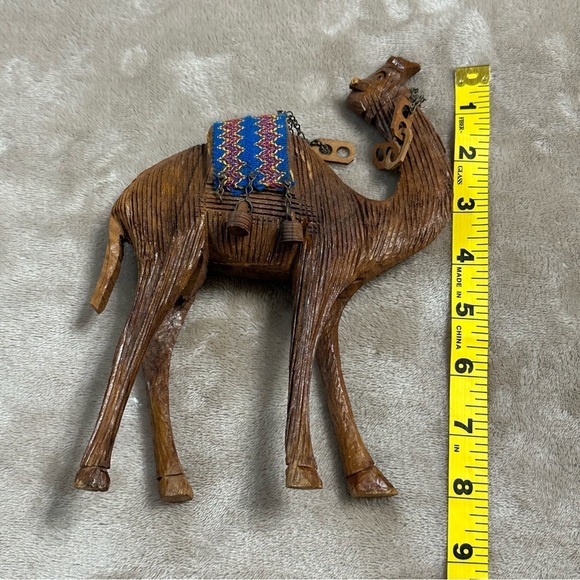 Camel Carved Blanket Chain Vintage - Picture 9 of 10